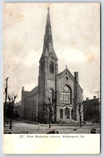 Original Vintage Antique Postcard First Methodist Church McKeesport Pennsylvania picture