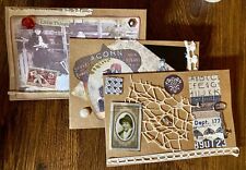 Vintage Style Hand Collaged Note Cards picture