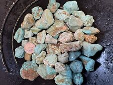 1 pound  Robins Egg Blue Turquoise Nuggets From Tq Mt American Turquoise AZ picture