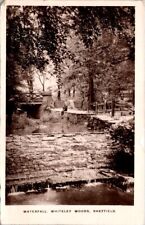 RPPC Postcard Waterfalls Whiteley Woods Sheffield United Kingdom UK        13606 picture