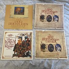 J.R.R. Tolkien Lord of the Rings 1979 1989 1980 Calendar Illustrated Clean Rare picture