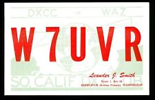 1 x QSL Card Radio USA W7UVR Leander J Smith - Kennewick Washington 1964 ≠ U948 picture