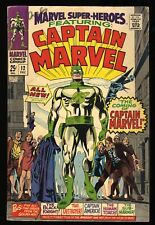 Marvel Super-Heroes #12 VG+ 4.5 1st Appearance Captain Marvel Marvel 1967 picture