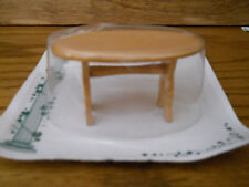 Dollhouse Miniature Wooden Side Coffee Table Handcrafted Finished Furniture NEW picture