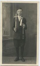 RPPC-Real Photo Postcard-Tony HONRATH-Young Boy-Confirmation? picture
