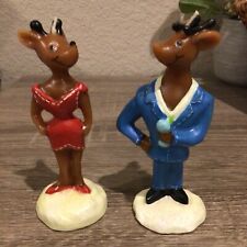 Vintage Cute Funny Reindeer Shaped Decorative Candles ~ Target Brand 2005 picture