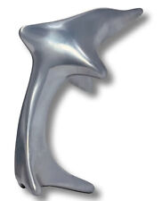 Modernist Signed Hoselton Aluminum Dolphin Figure Sculpture Paperweight Canada picture
