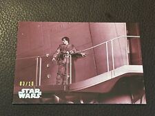 2019 Topps Star Wars Empire Strikes Back Black & White Red Hue /10 Card 138 NM picture