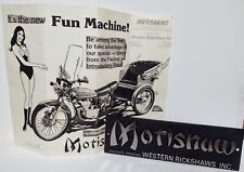 Motishaw Western RIckshaws Solvang Santa Barbara California Plate & Advertising picture