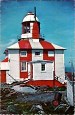 Lighthouse Bonavista, Newfoundland Iconic Vintage Sought After Unposted Postcard picture