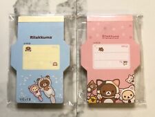 2x San-X Rilakkuma Paper Notepad Notebook Stationery Letter (D8) picture