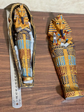 Antique Ancient Egyptian King Tut Mummified Tomb Coffin Mummified Ushabti 11 in picture