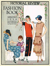 1920s Pictorial Review Spring 1924 Quarterly Sewing Pattern Catalog E-book on CD picture
