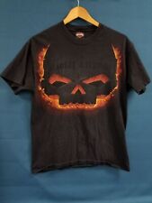 Harley Davidson New Orleans Biker Skull Hanes Beefy T Shirt Men's Size M picture