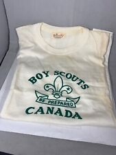 rare Early 1970's Boy Scouts Canada Monarch Knit T-Shirt picture