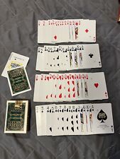 VINTAGE GOLDEN NUGGET GAMING HALL ROOMING HOUSE PLAYING CARD DECK GREEN picture