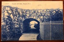 Tunnel Cliff Walk Newport RI Rhode Island printed 1907 picture