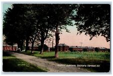 c1910's Soldiers Quarters Dirt Road Sackets Harbor New York NY Antique Postcard picture