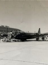 Vintage 1953 Snapshot Photograph B-57 Bomber Randolph AFB picture