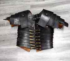 Medieval Roman Heavy Leather Lorica Segmentata Armor Vintage Custom Made picture