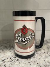 Vintage Strohs Bohemian Style Beer Thermo-Serv Plastic Mug Stein - 16 oz. - USA picture