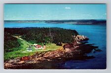Lubec ME-Maine, West Quoddy Light, Lighthouse, Antique, Vintage Postcard picture