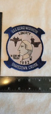 USS GEORGE WASHINGTON CVN-73 (AIRCRAFT CARRIER) EMBROIDERED PATCH -  US NAVY picture