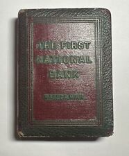 The First National Bank Souvenier Book Piggy Bank No Key Waseca,MN picture