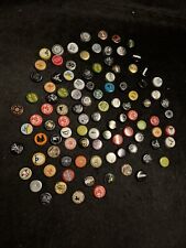 100 Beer Bottle Caps Mixed Lot Recycle Upcycle Craft Projects Collecting picture