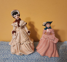 Vintage Florence Ceramics Pasadena Calif. Melanie and Ann Figurines picture