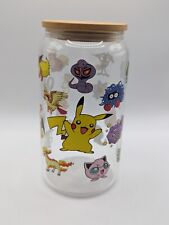 Pokemon (First Generation) 16oz Clear Glass Tumbler (Fast Shipping) picture