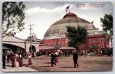 Postcard Dome Building State Fair Grounds, Springfield Illinois Posted 1910 picture