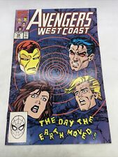 Avengers West Coast The Day the Earth Moved #58 Marvel Comics picture