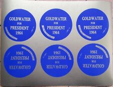 Political Button 1960s Uncut Sheets 109 Pieces, Presidential Campaigns, Nixon picture