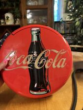 Vintage 1997 Coca Cola Red Button Disc Cord Stand Up Wall Mount Telephone Red picture