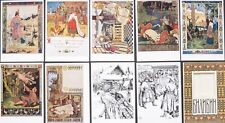 Set of 9 postcards Ivan Bilibin fairy tales and epics 1958 picture