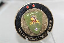 NATO Multinational Division North Commander Challenge Coin picture