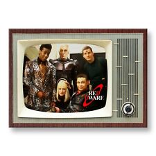 RED DWARF Classic TV 3.5 inches x 2.5 inches Steel Cased FRIDGE MAGNET picture