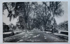 c 1900s MA Postcard New Bedford Massachusetts Hawthorn Street scene (Hutchinson) picture