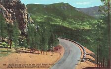 Postcard Trail Ridge Road Rocky Mountain National Park Colorado picture