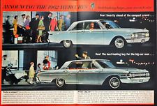 1961 Ford Mercury Introduces New Cars for 1962 Comet Montery Vintage Print Ad picture