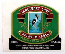 Gold Coast Brewery SANCTUARY COVE PREMIUM LAGER beer label AUSTRALIA 330ml Var.1 picture