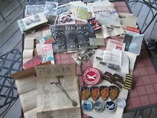 WWII Airborne Glider  Paratrooper NAMED SOLDIER GROUPING - PATCHES - PAPERS ++++ picture