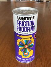 Vtg 1969 Wynn's Friction Proofing Peak Engine Power FP 1/75 15 Ozs Can UNOPENED picture