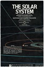 1981-7 July The SOLAR SYSTEM Map National Geographic Poster School - B (A) picture