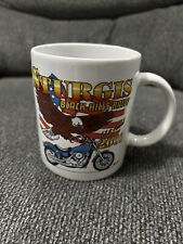 Sturgis 61st Black Hills Rally Coffee Drink Mug 2001 Eagle Flag Motorcycle  picture