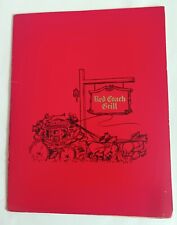 Red Coach Grill Vintage Menu Maine Lobster Lift Live Lobster Boiled/Broiled 5.95 picture