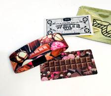 ZOX **I HEART CHOCOLATE** Silver Strap Medium Wristband w/Card picture