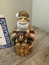 G Debrekht Gift Givers Series Collection Bear Friend Santa Figurine Christmas picture