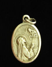 Vintage Saint Margaret Mary Alacoque Medal Religious Holy Catholic picture